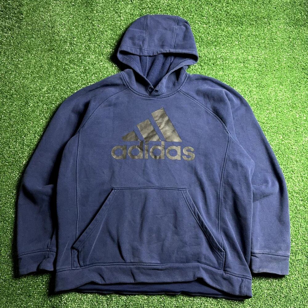 Adidas sports hoodie blue size L